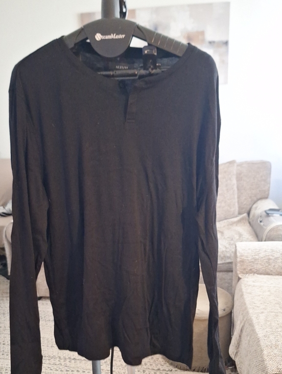Alfani Other - Alfani Black Long Sleeve Henley Shirt